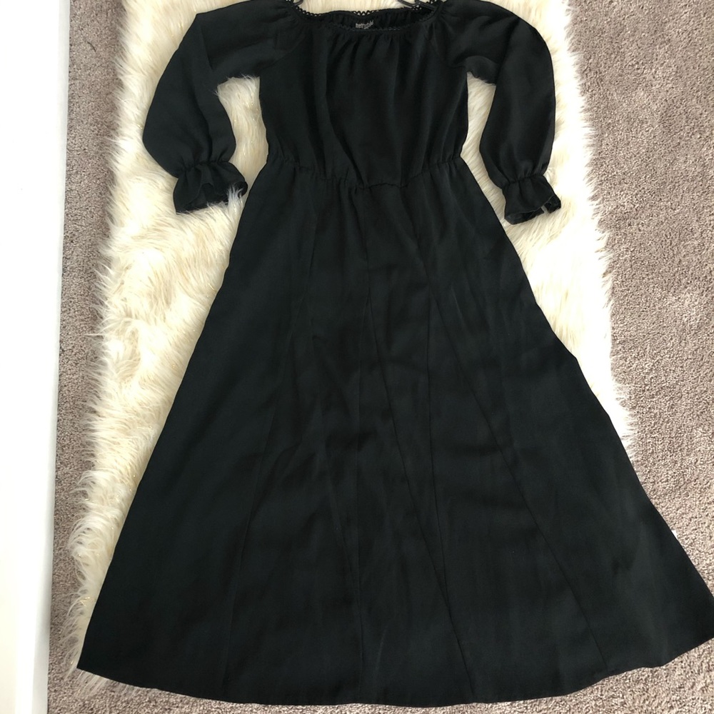 Metrostyle Women’s Dress Long Petite 4P Black